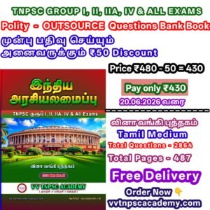 Advance Booking - Polity - Outsource Questions Bank Book (Group I, II, IIA, IV & All Exams)
